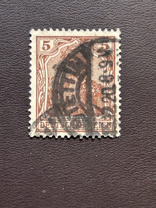 Germania 5 Pf um 1900