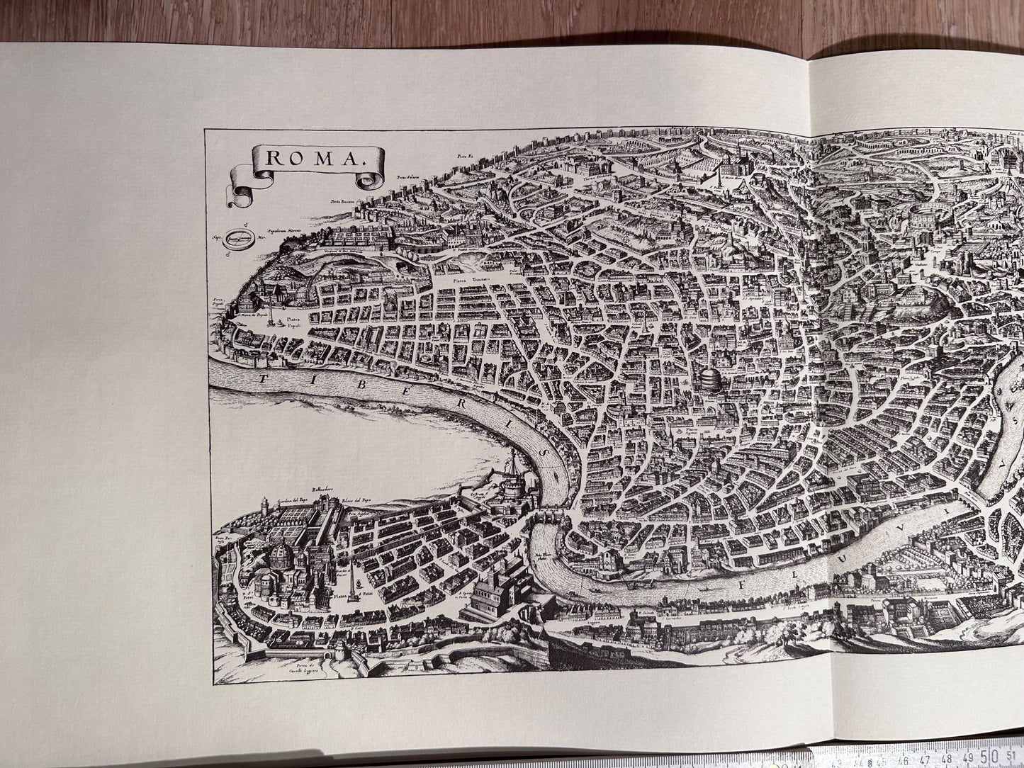 Vintage Map of Rome