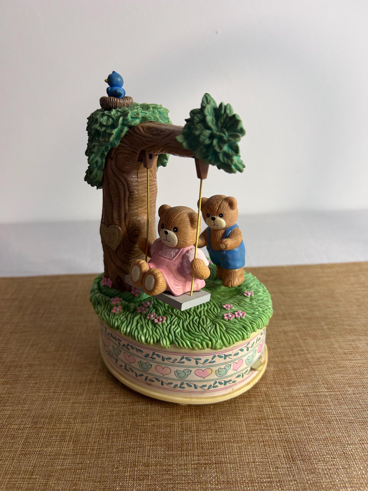 Enchanting music box with cute bears