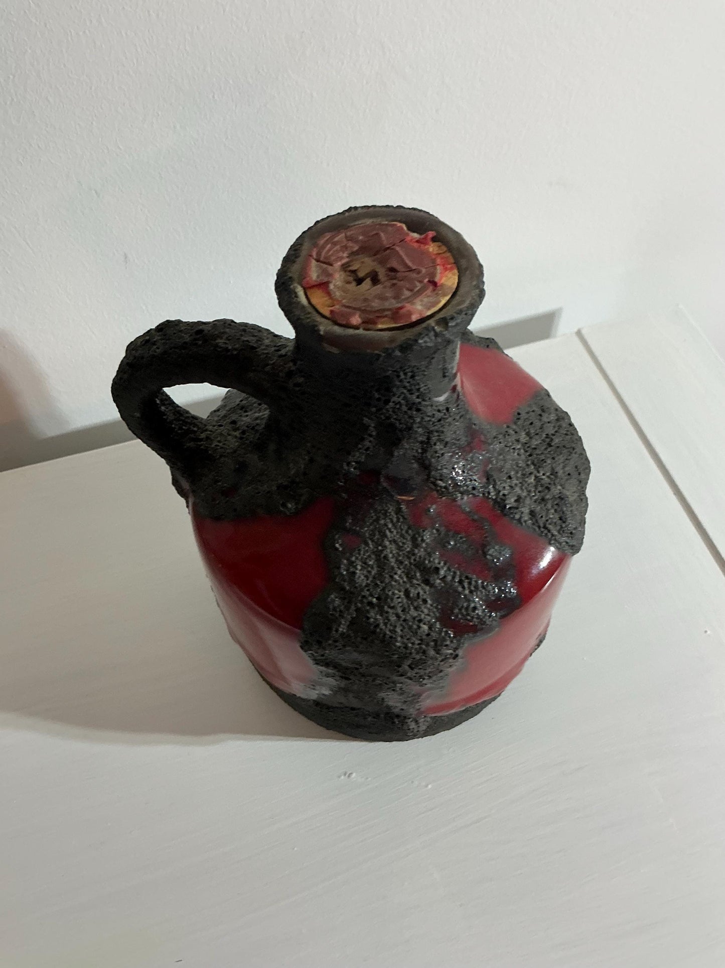 Vintage MAREI KERAMIK (Majolikafabrik Rheinbach) Fat Lava Vase