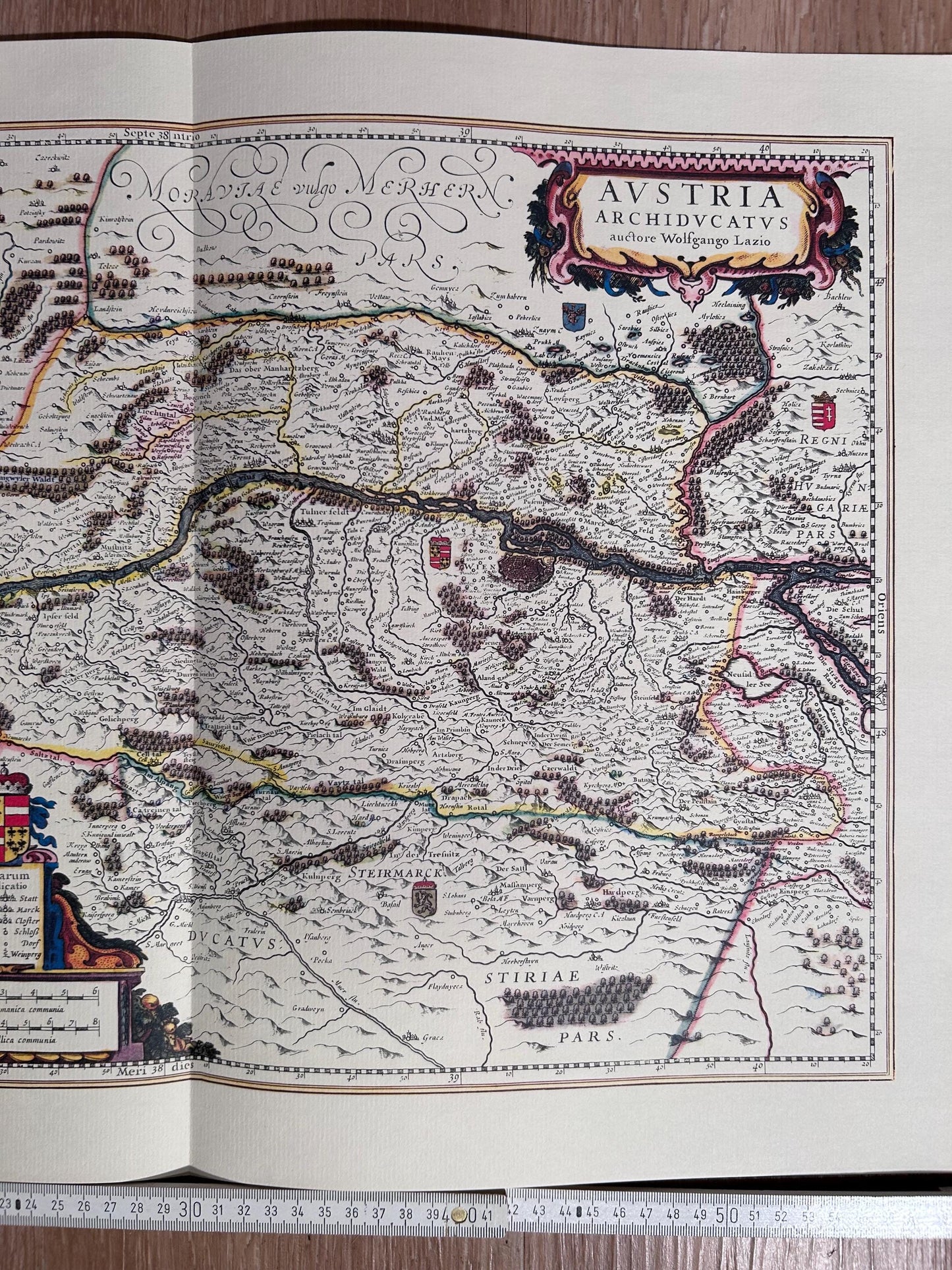 Vintage Map of Austria