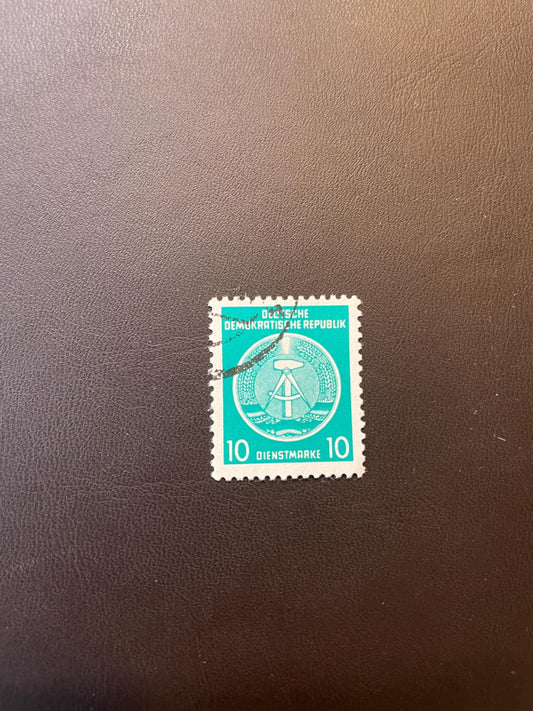 Verschiedene Dienstmarken DDR 1954