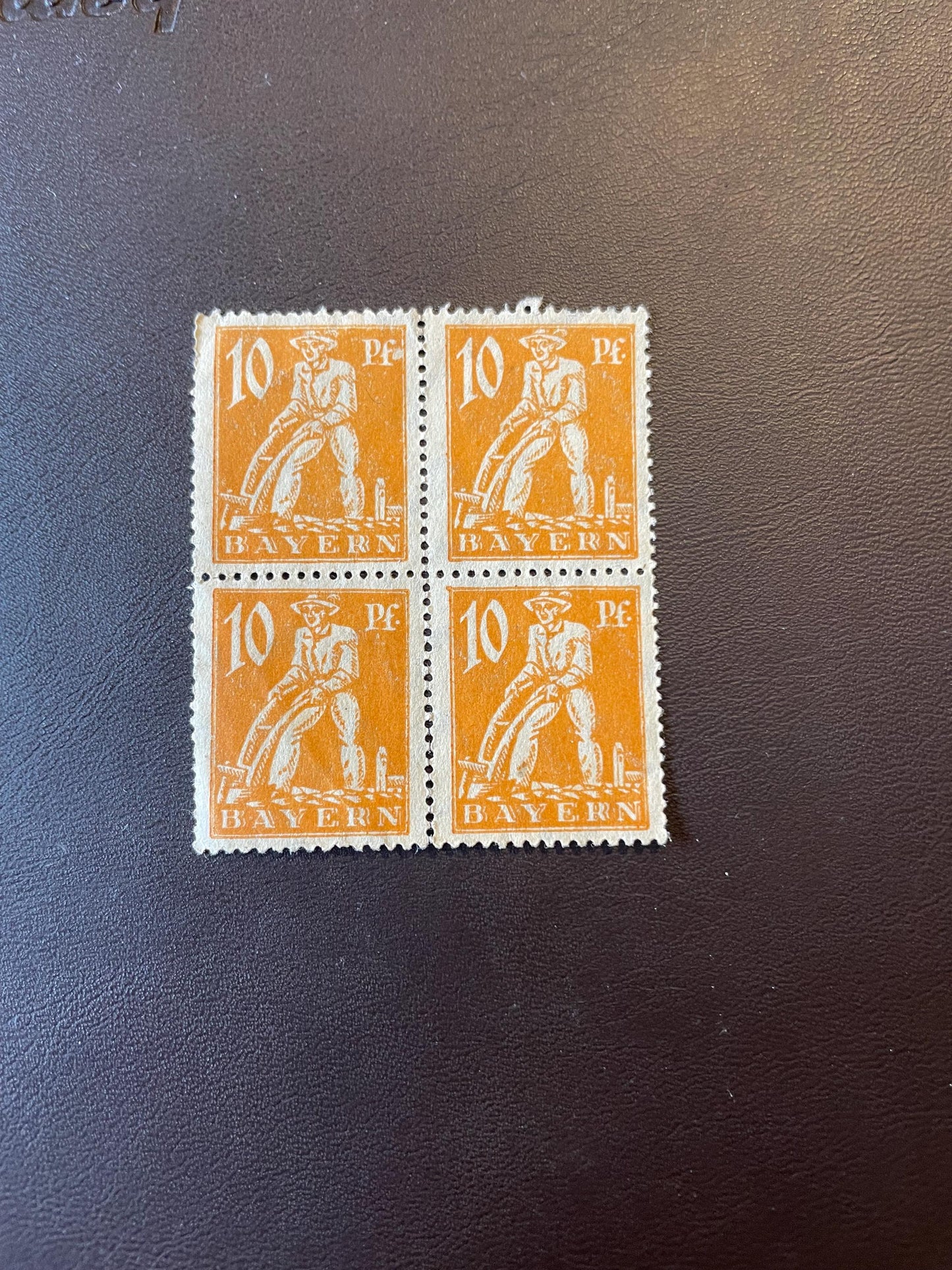 4 x Landmann 10 Pf Bavaria 1920