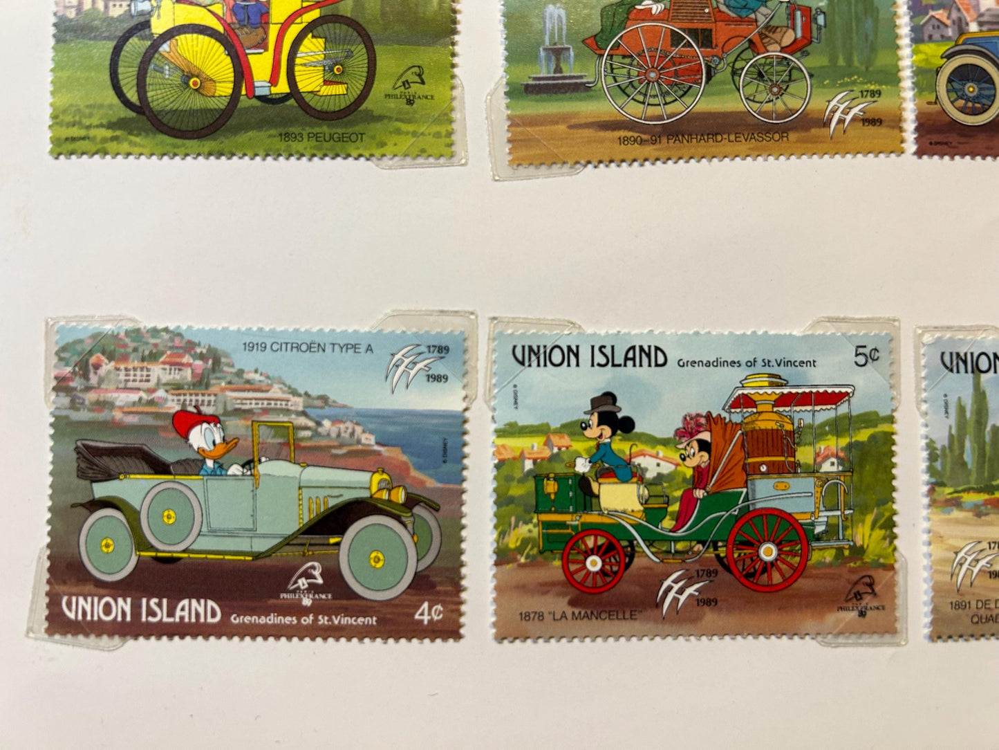 Verschiedene Disney Briefmarken