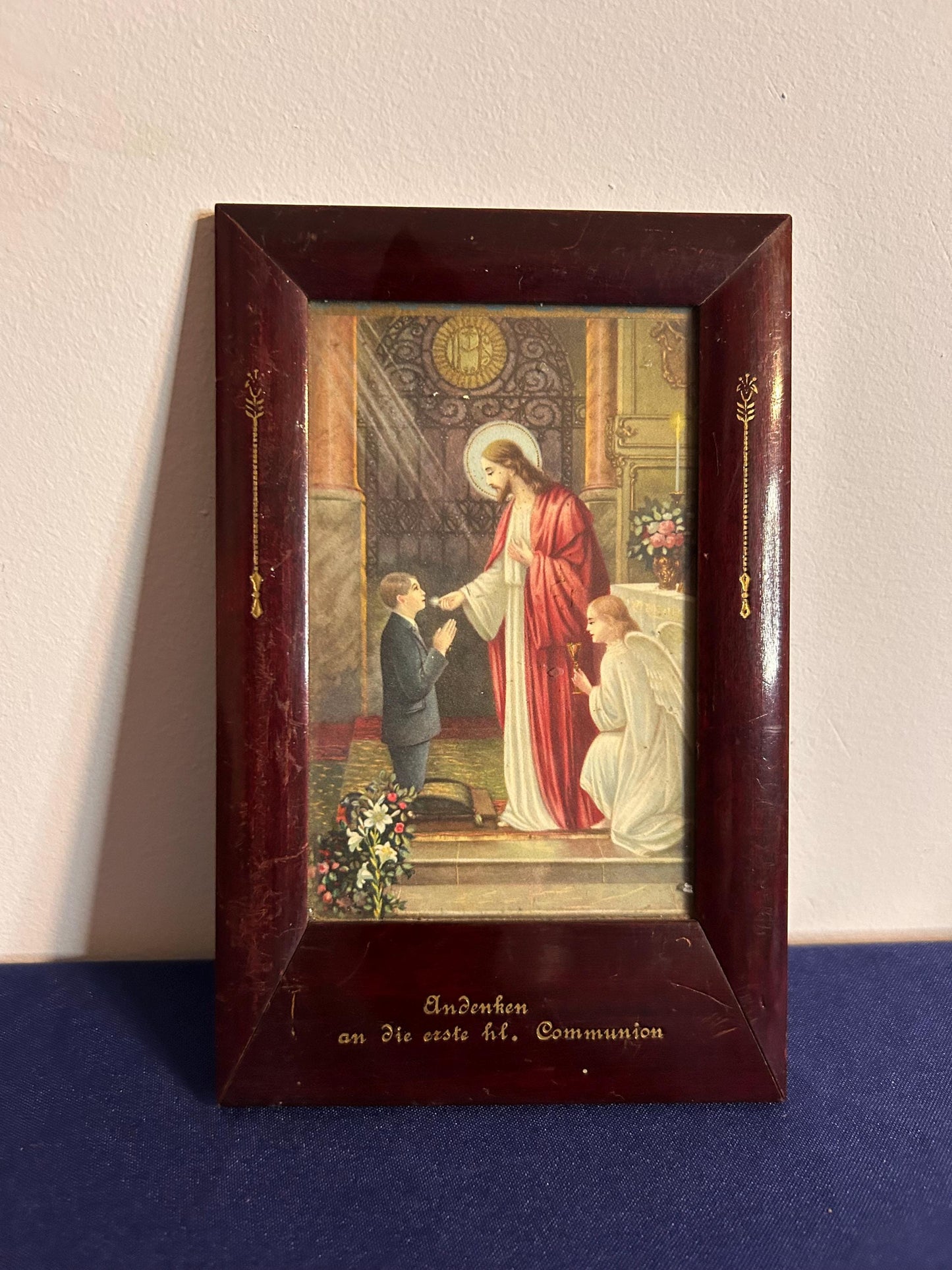 Vintage devotional and souvenir picture