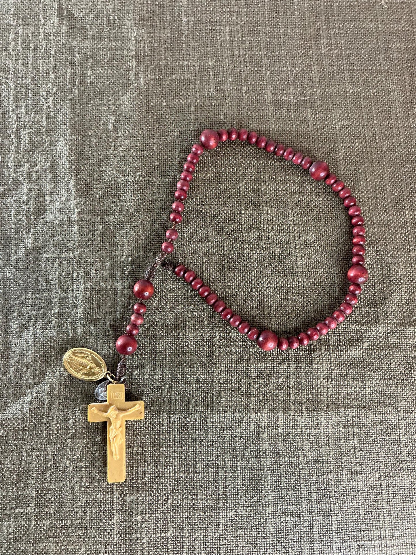 vintage rosary