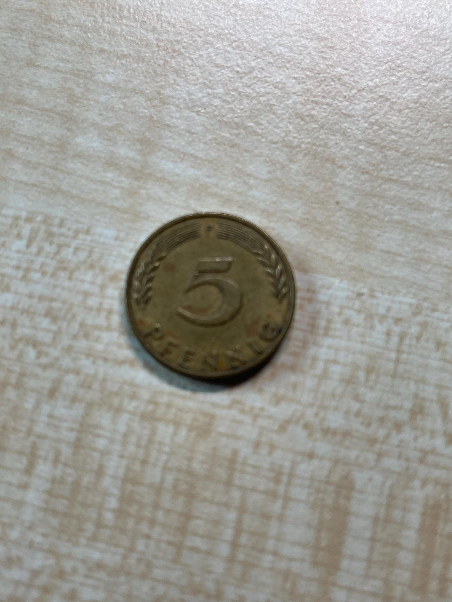 5 Pfennig 1950 F