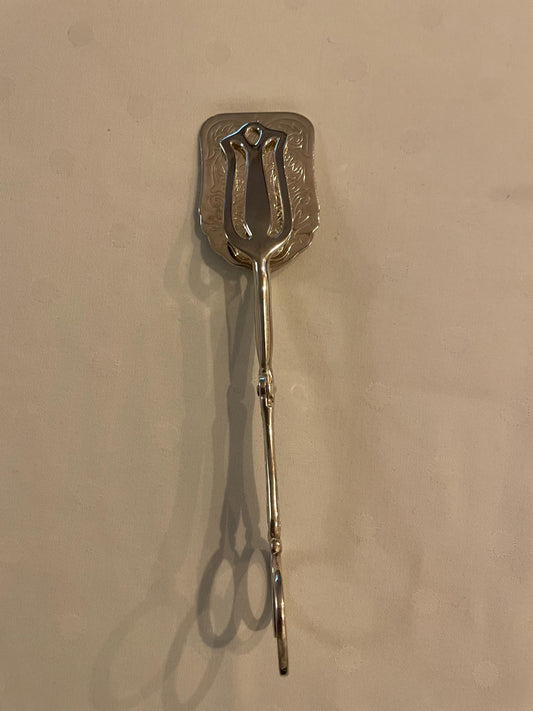 Beautiful Italian vintage pastry tongs from EP Zinc