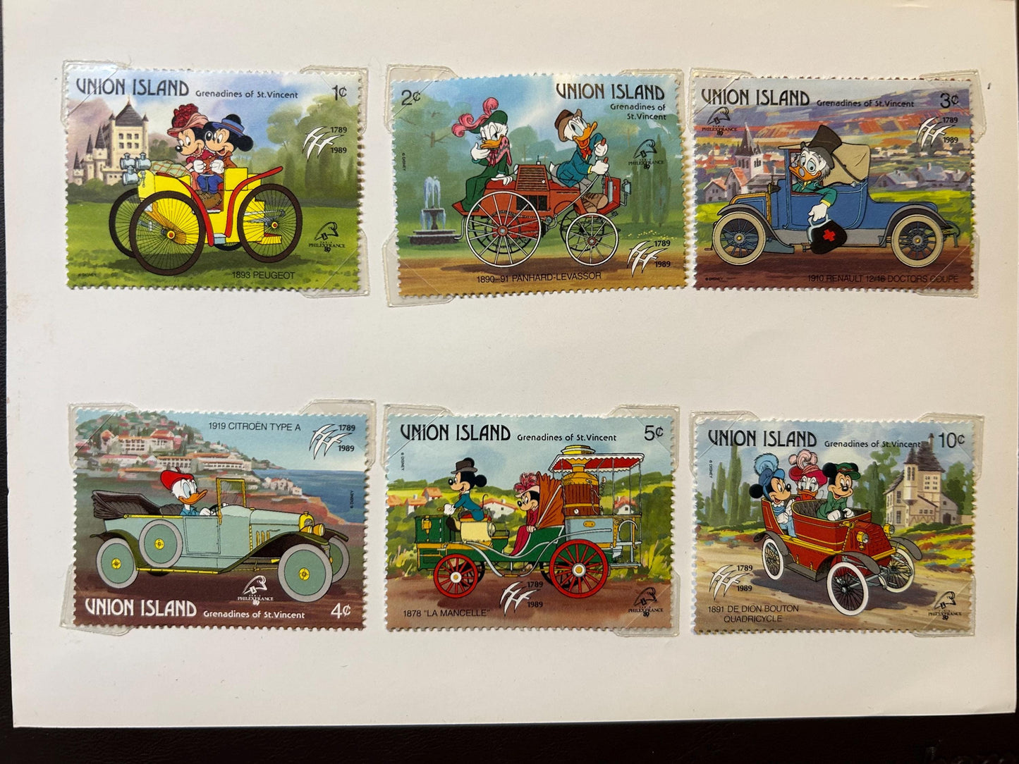 Verschiedene Disney Briefmarken