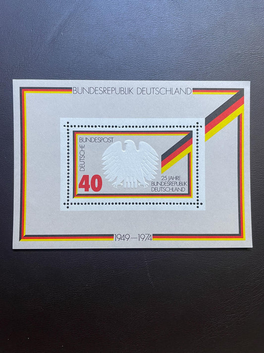 25 Jahre Deutsche Bundespost 40 Pf 1974