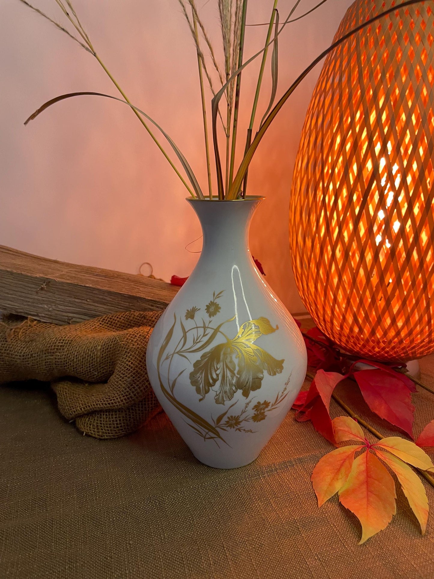 porcelain vase in classic style