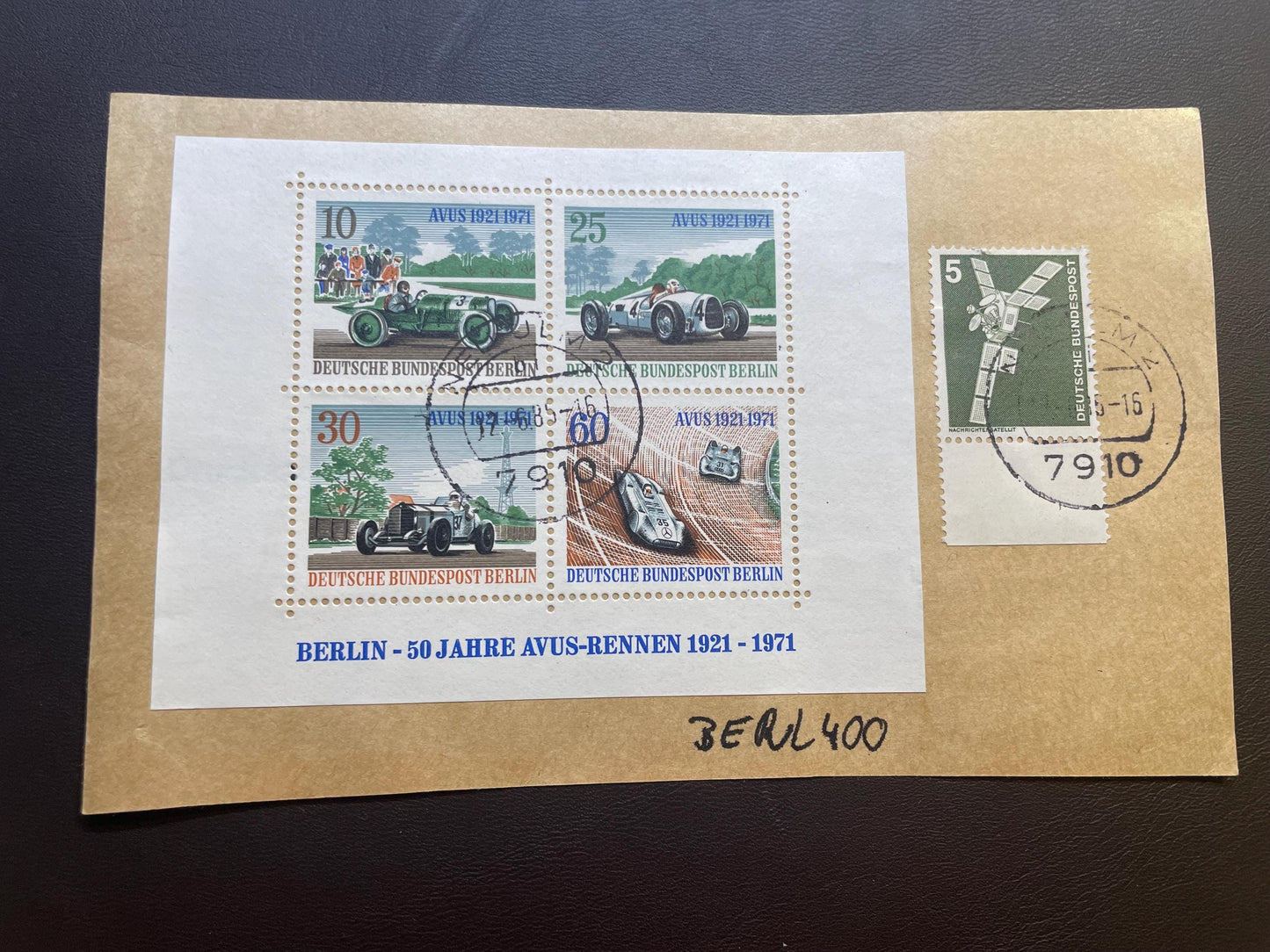 Briefmarken 50 Jahre AVUS-Rennen 1971