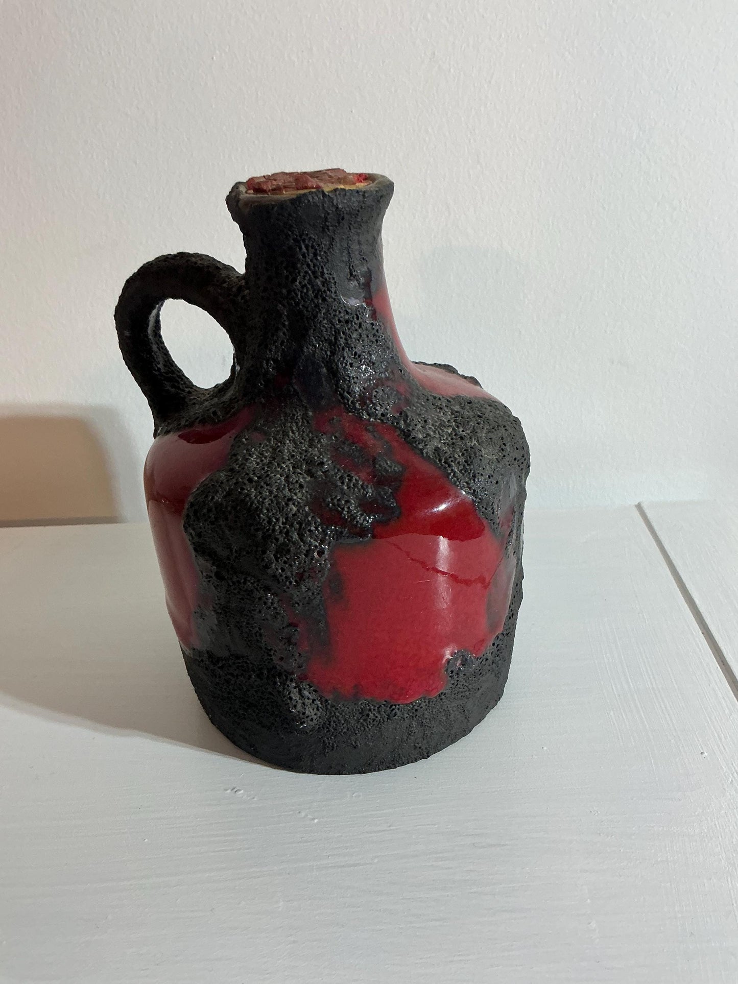 Vintage MAREI KERAMIK (Majolikafabrik Rheinbach) Fat Lava Vase