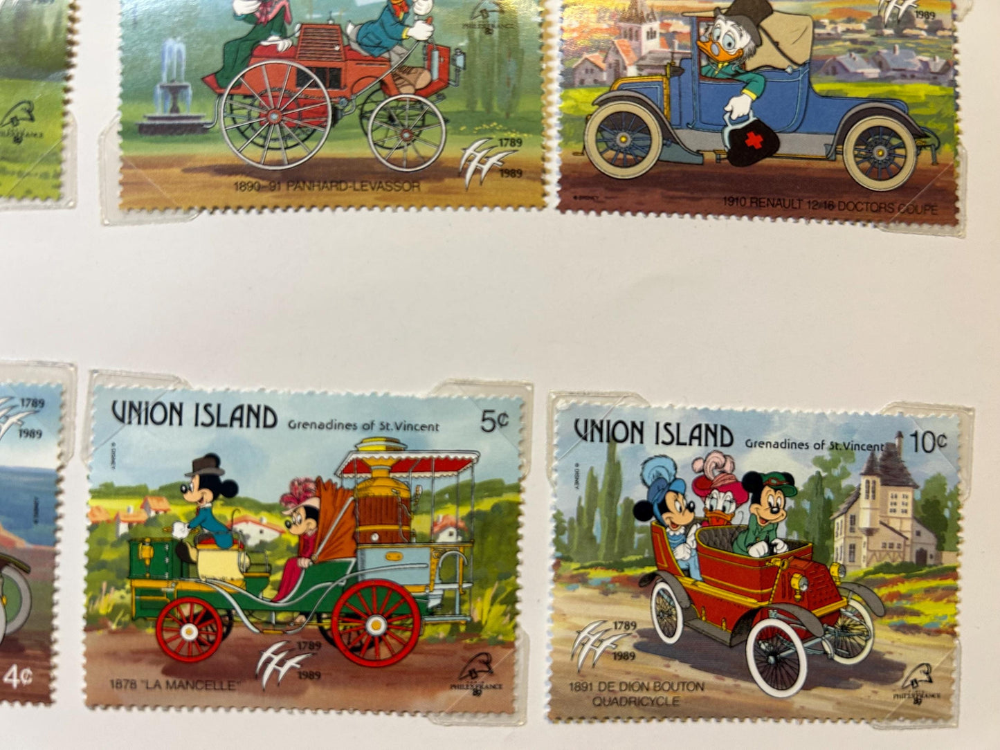 Verschiedene Disney Briefmarken