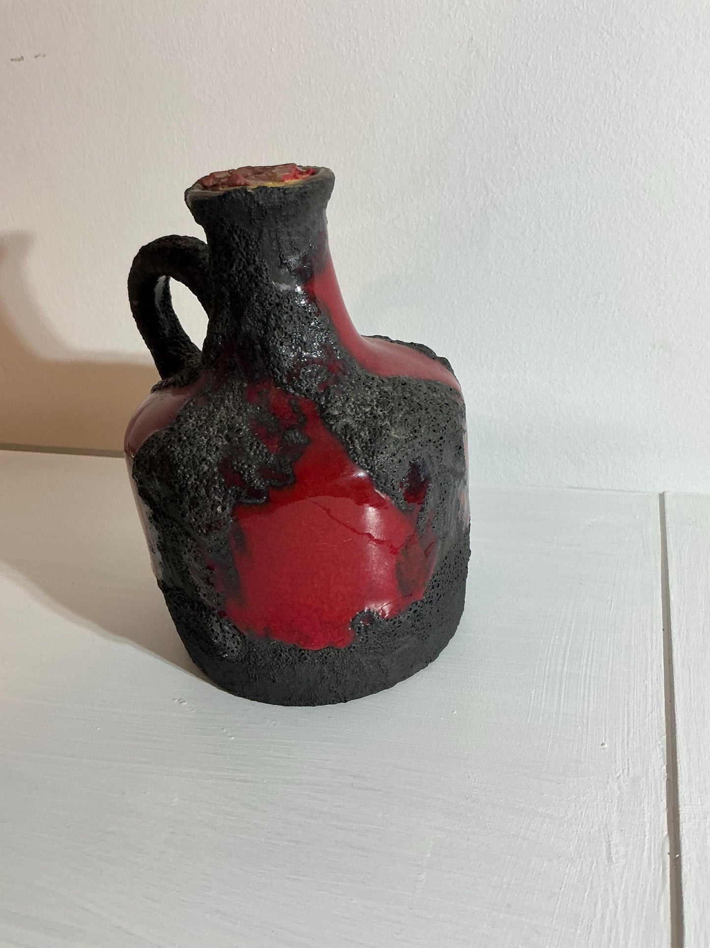 Vintage MAREI KERAMIK (Majolikafabrik Rheinbach) Fat Lava Vase