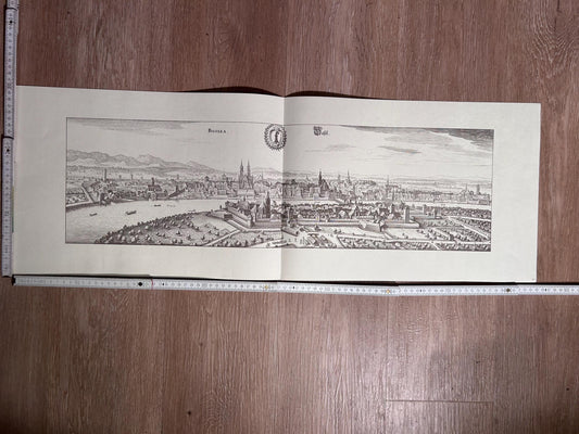 Vintage Map of Basel