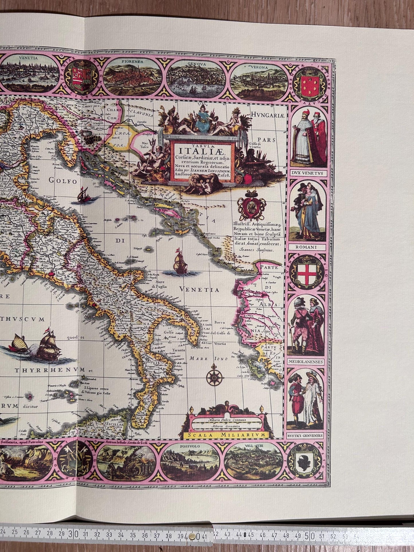 Vintage Map of Italy