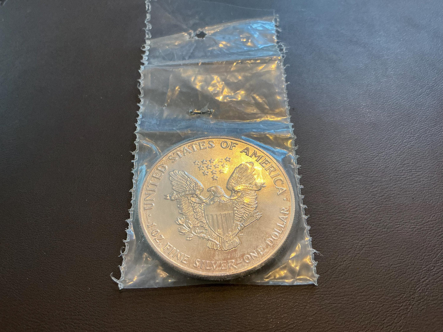 1990 USA 1 Dollar 1oz fine silver