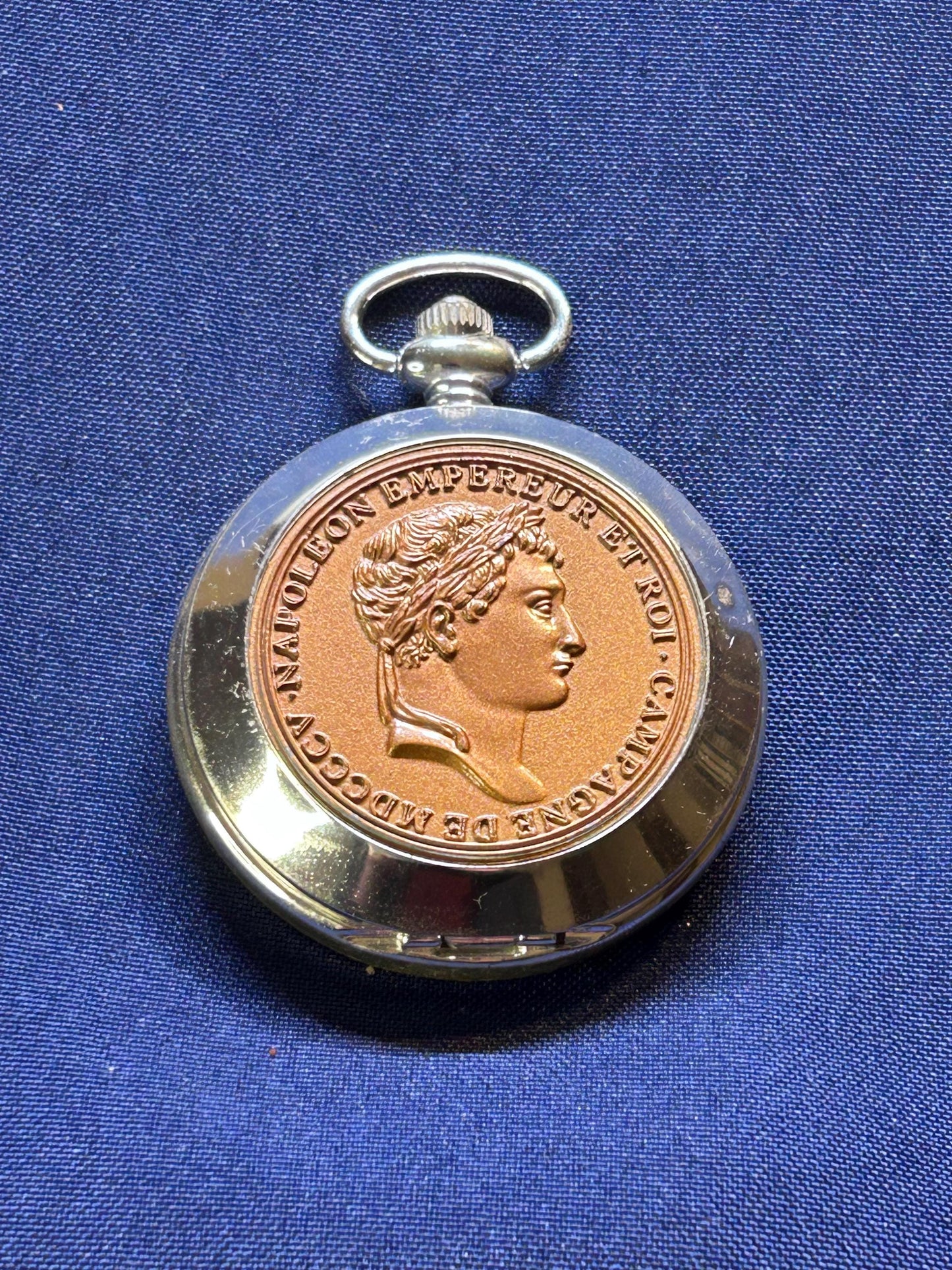 Vintage watch with Napoleonic embossing