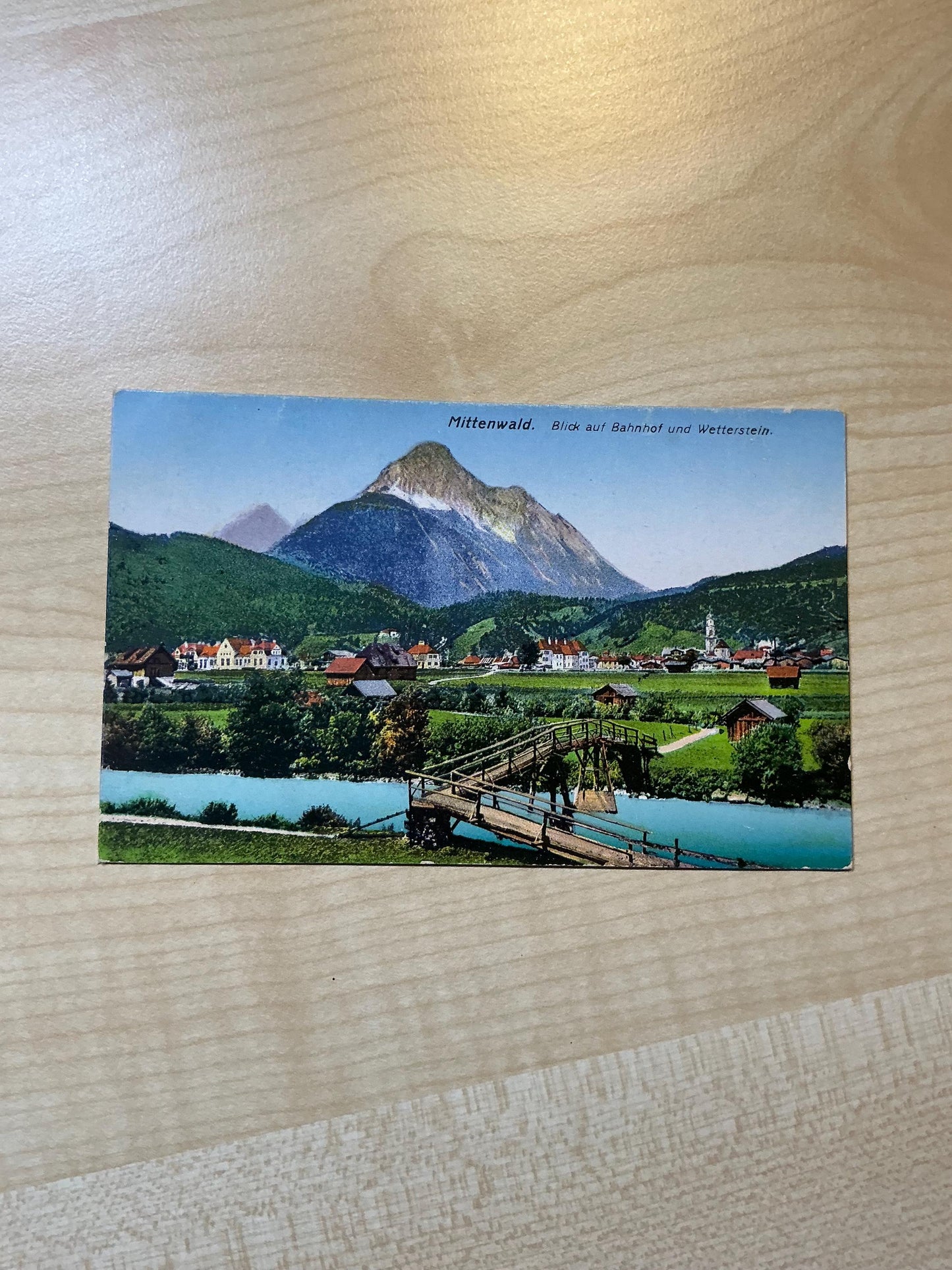 Postcard Mittenwald 1922