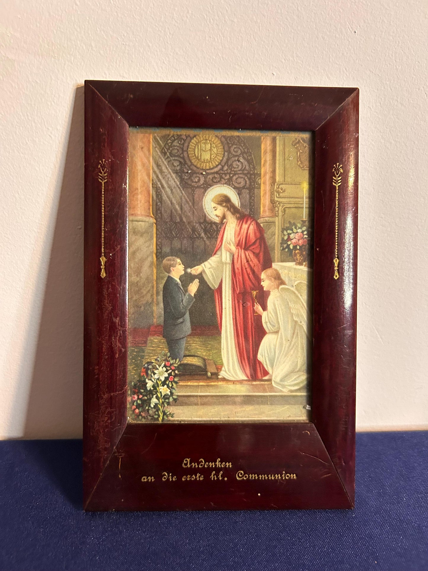 Vintage devotional and souvenir picture