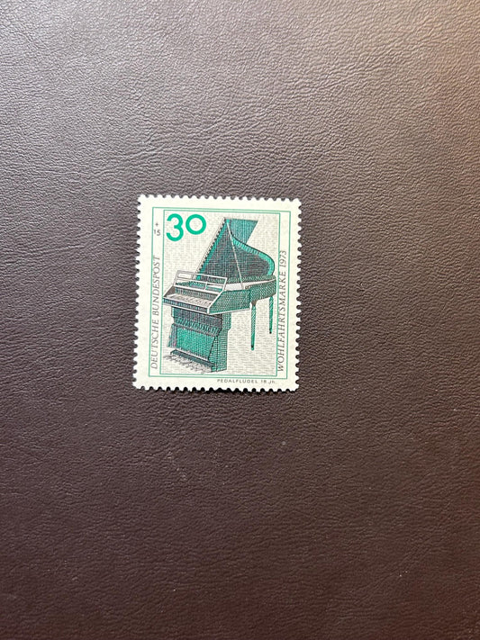 Charity stamp: Pedal piano