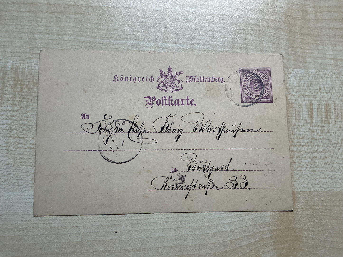 Postkarte Kaiserzeit um 1900