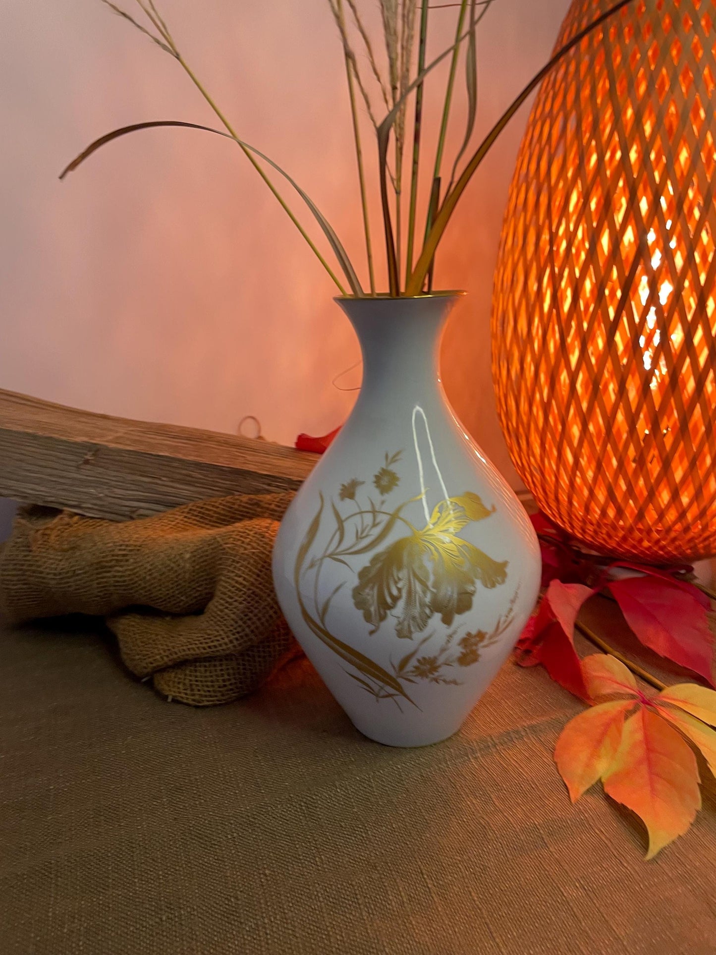 porcelain vase in classic style