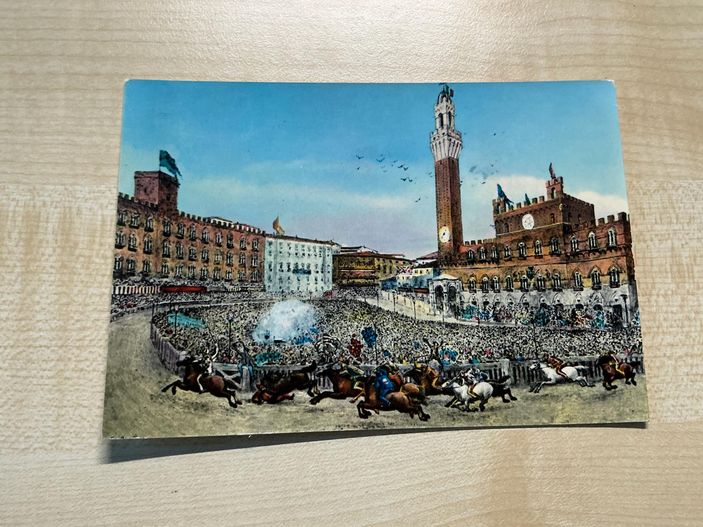 postcard Palio di Siena