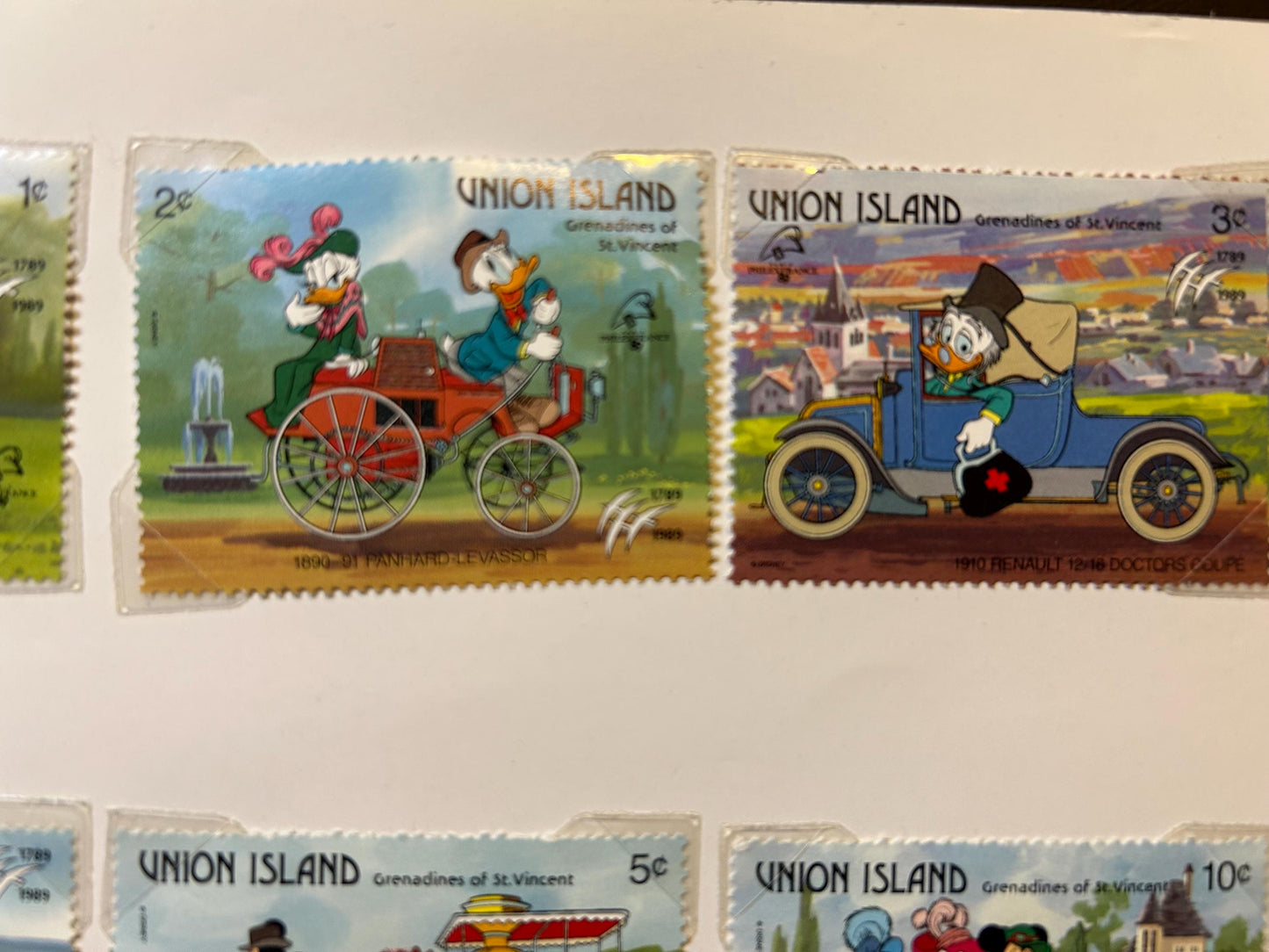 Verschiedene Disney Briefmarken