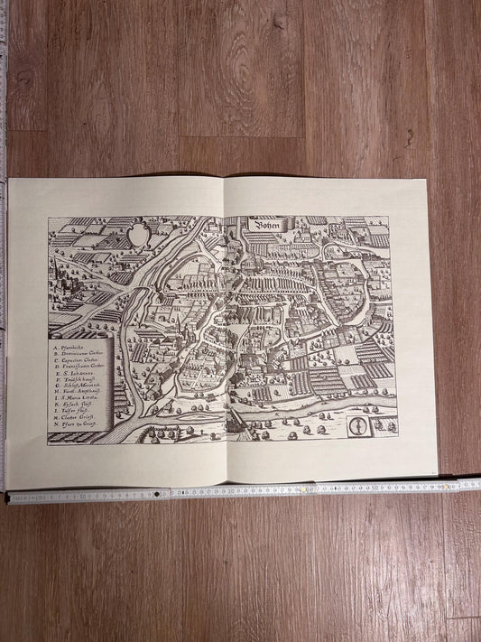 Vintage map of Bolzano